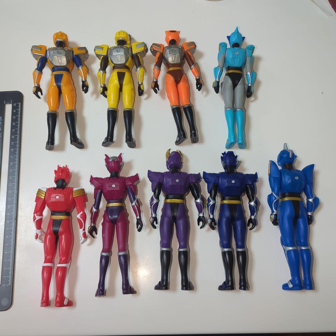 中古ソフビ 超星神グランセイザー 9体セット - メルカリ