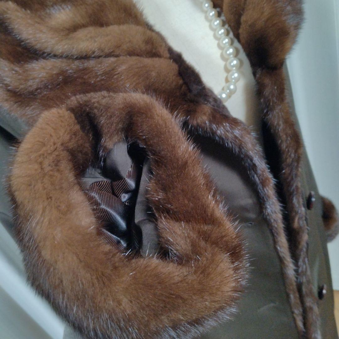 美品✩2way✩ミンク✩ラパン✩襟と袖口が素敵✩ファーコート 美品✩2way✩ミンク✩ラパン✩襟と袖口が素敵✩ファーコート