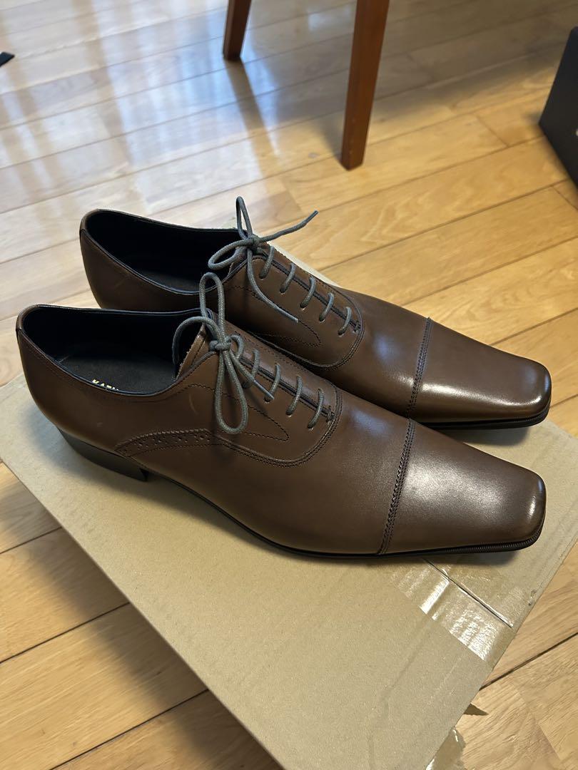 美品　KATHARINE HAMNETT ブラウン ドレスシューズ　27cm