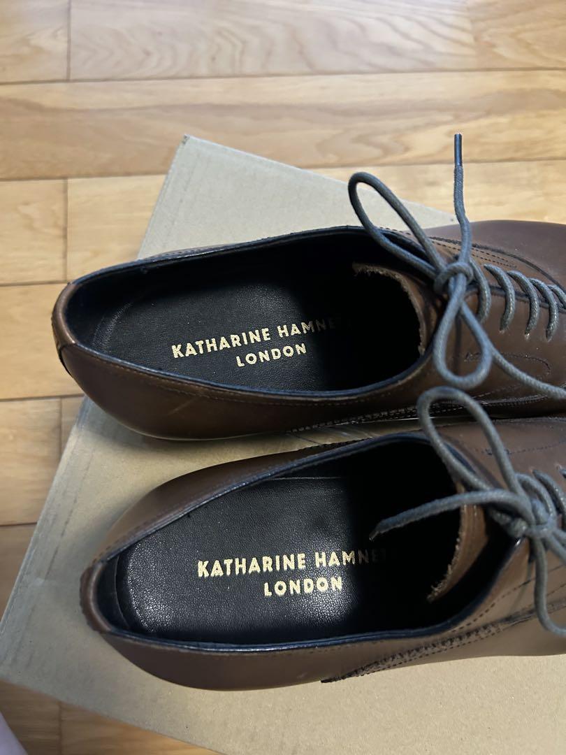 美品　KATHARINE HAMNETT ブラウン ドレスシューズ　27cm
