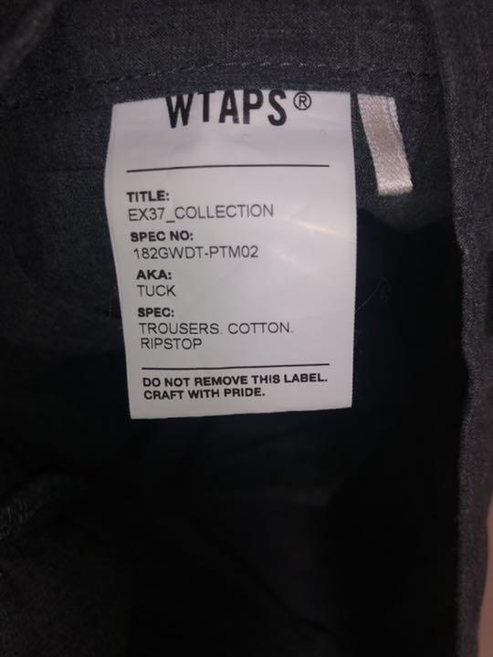 お買い得低価 WTAPS TUCK TROUSERS M GRAY JUNGLE qRDAo-m66211631893 品質保証2022