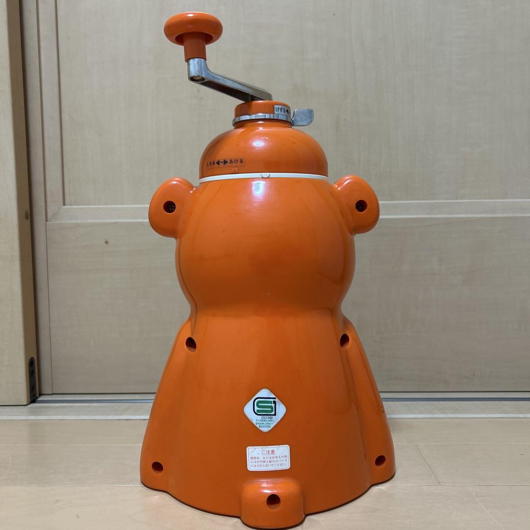 タイガーかき氷機きょろちゃん　オレンジ 復刻版ではありません！！！