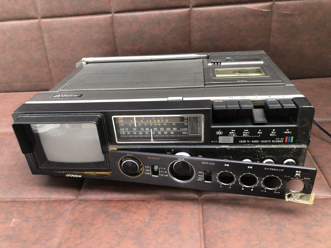 Victor 日本ビクター ラジカセ カラーテレビ カラカセ CX-50