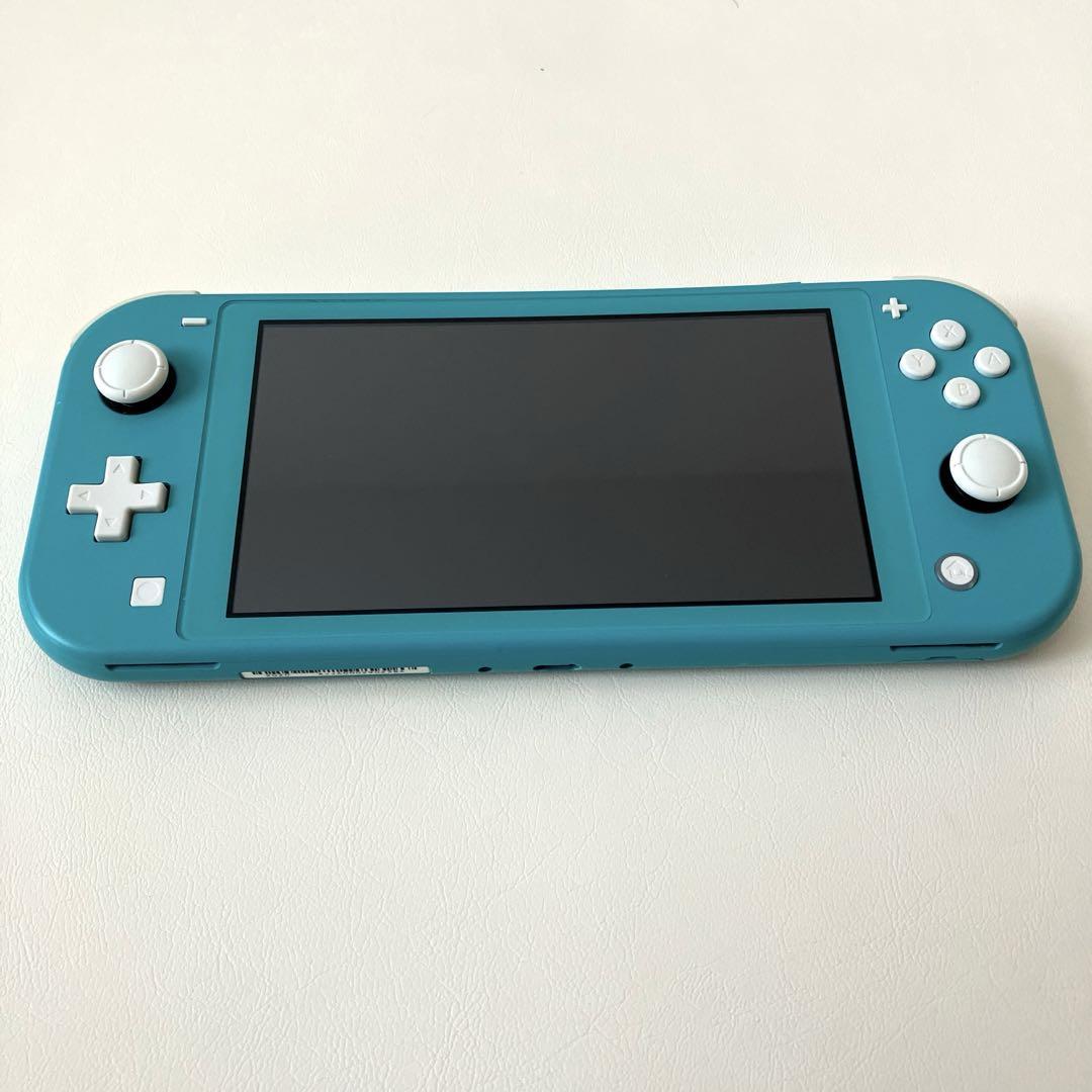 Switch Lite ターコイズ 箱・説明書・充電器付き - メルカリ