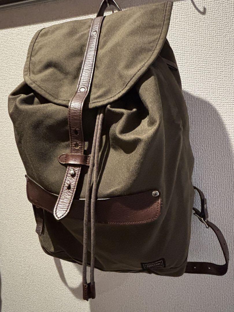 【PORTER】美品　キャンバス リュック　ブラウン系