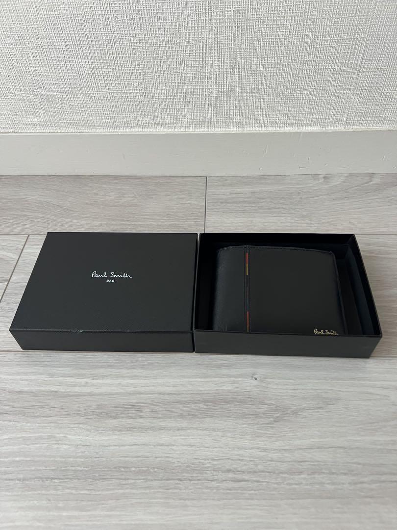 ポールスミス Paul Smith 財布 二つ折り財布 ブラック 黒