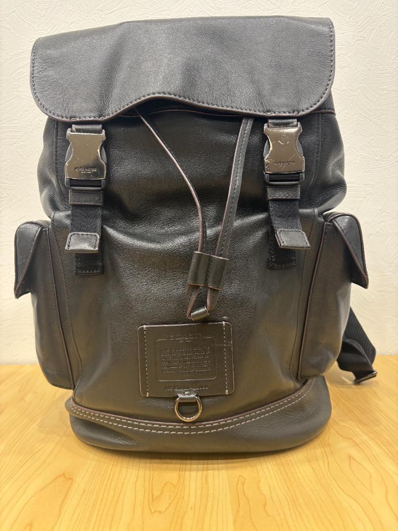 コーチ　COACH　グラハム バックパック 36080　ブラック　レザー