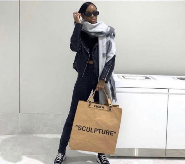 ショッピング卸し売り IKEA × VIRGILABLOH コラボバッグ Lサイズ イケア ヴァージル ショッピング卸し売り IKEA × VIRGILABLOH コラボバッグ Lサイズ イケア ヴァージル