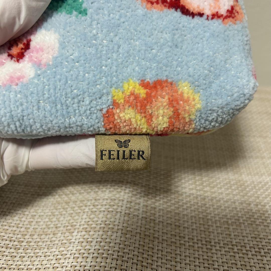 未使用】ANA機内販売限定FEILER 花柄ポーチ 青 - メルカリ