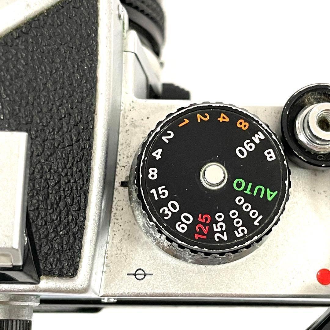 ニコン Nikon FE 50mmレンズ　ショルダーストラップ　レリーズ付き