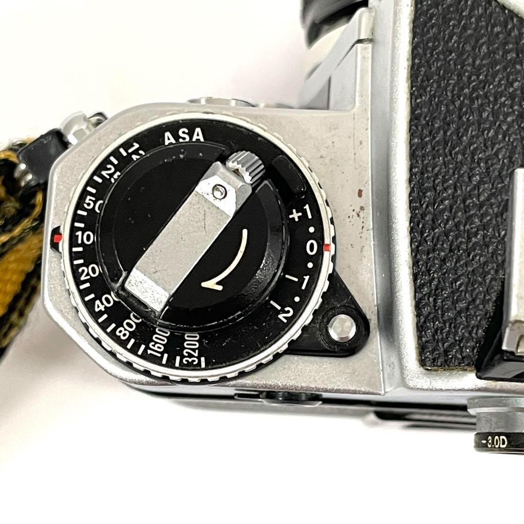 ニコン Nikon FE 50mmレンズ　ショルダーストラップ　レリーズ付き
