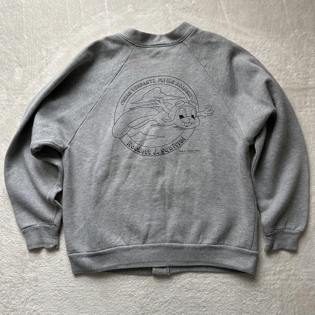 80's Stanley Desantis ロッキープリント スウェットUSA製