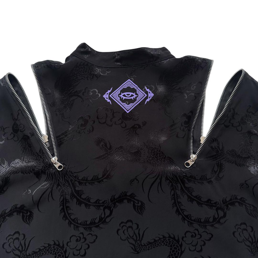 美品 REFLEM レフレム ドラゴンチャイナシャツ オープン
