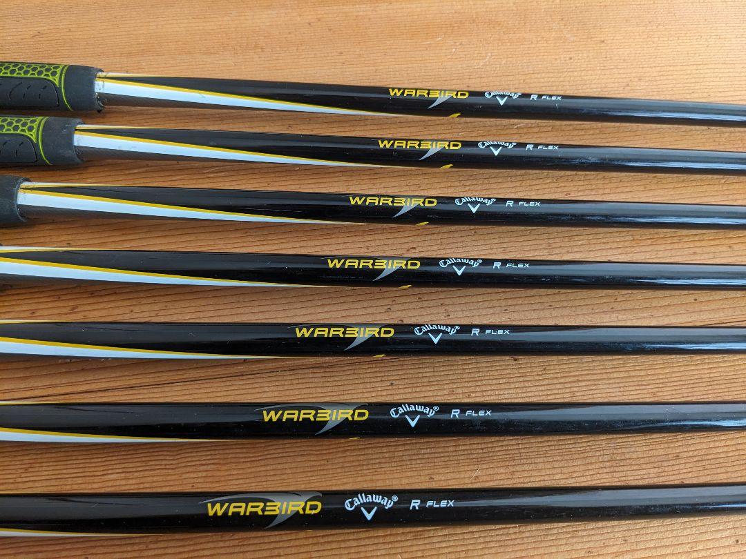 Callaway WAREIRD アイアン 5~9,S,P