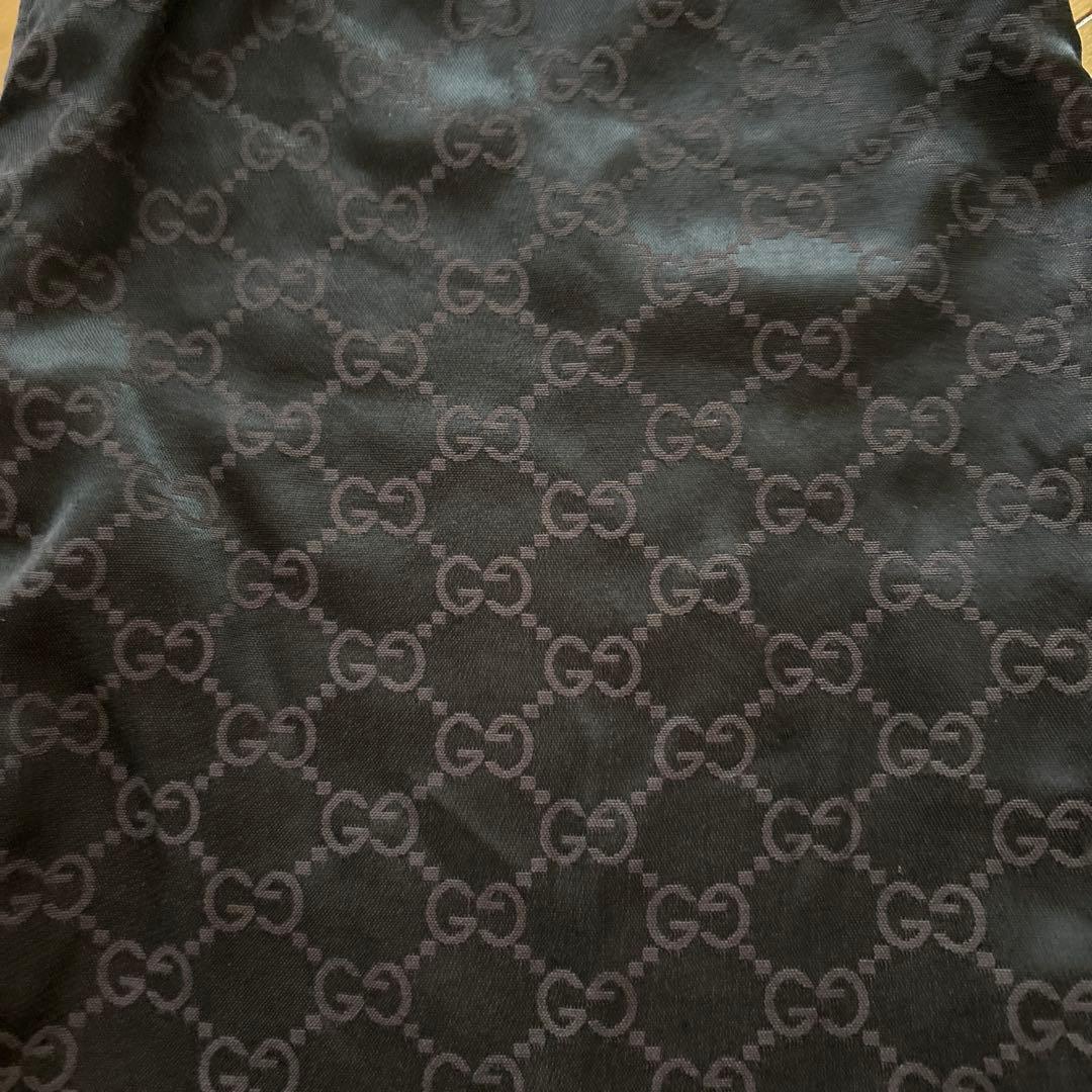 Gucci GGロゴ ショルダーバッグ グレー