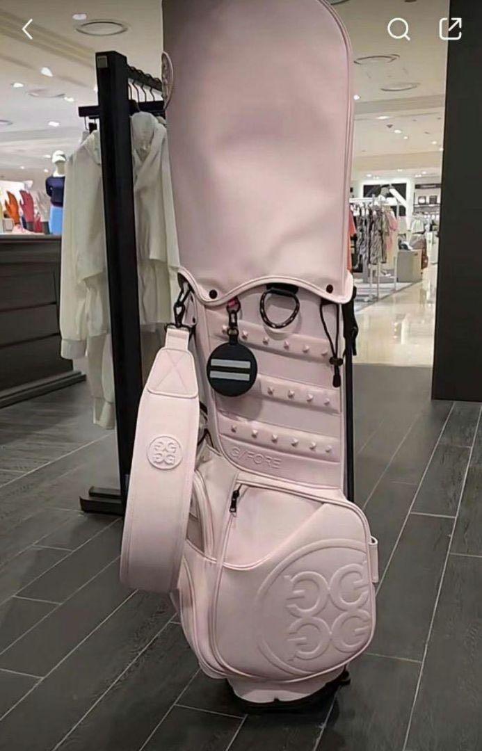 ジーフォア 新品キャディバッグ 男女兼用 ピンク スタンドバッグ