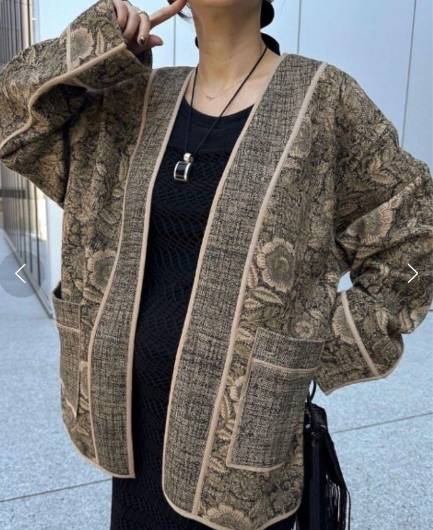 アメリ ヴィンテージ　新品未使用INDIA BLOCK PRINT JACKET