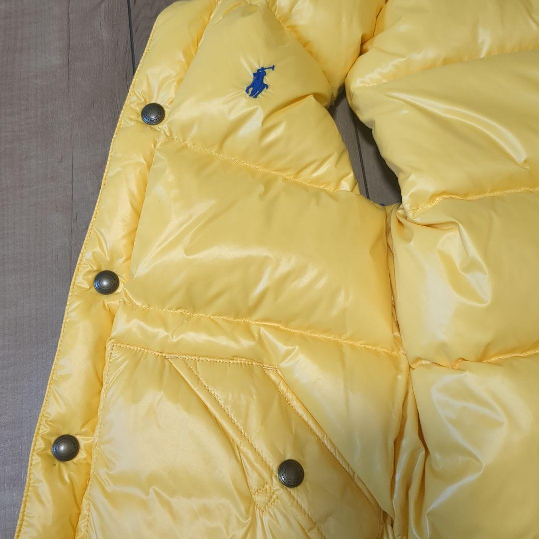 ダウンベスト 130 青 黄 ダウンベスト 130 青 黄