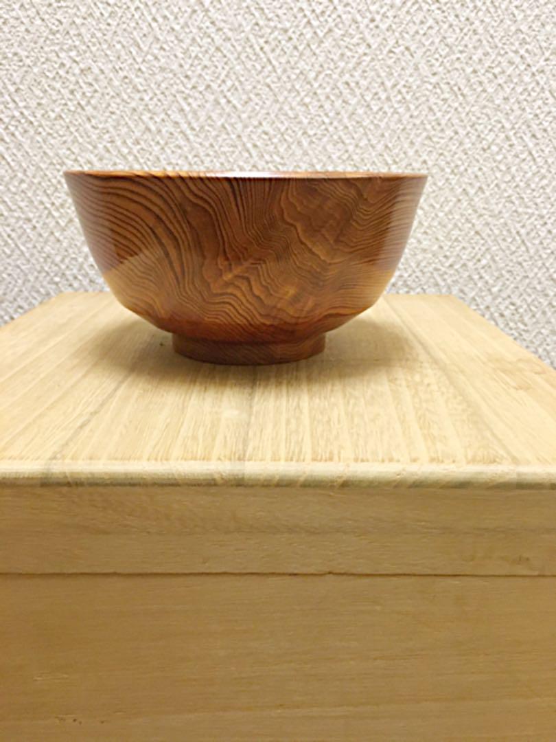 ☆未使用☆屋久杉刳抜お碗☆工芸品☆屋久杉食器☆ - 工芸品