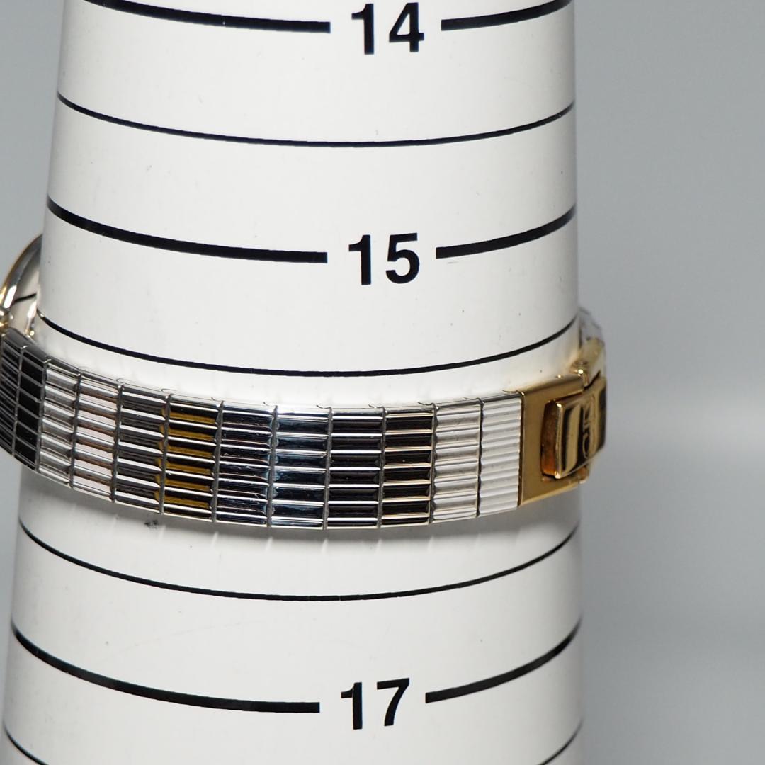 美品 ディオール DIOR ネイビーラメ文字盤 レディース 腕時計 F566