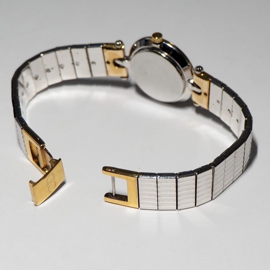 美品 ディオール DIOR ネイビーラメ文字盤 レディース 腕時計