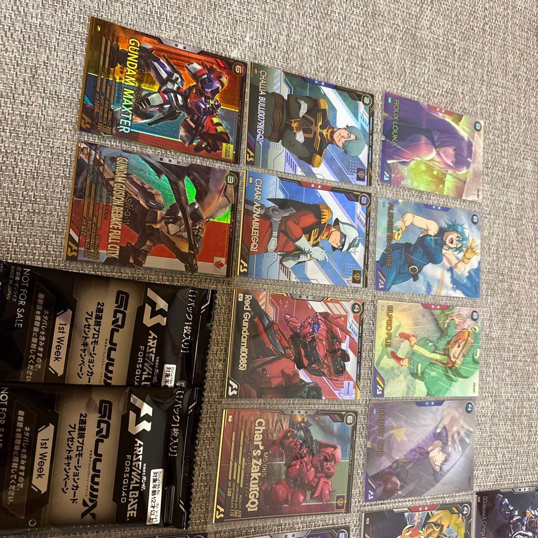 機動戦士ガンダムアーセナルベース まとめうり プロモ付き38枚 プロモ含む