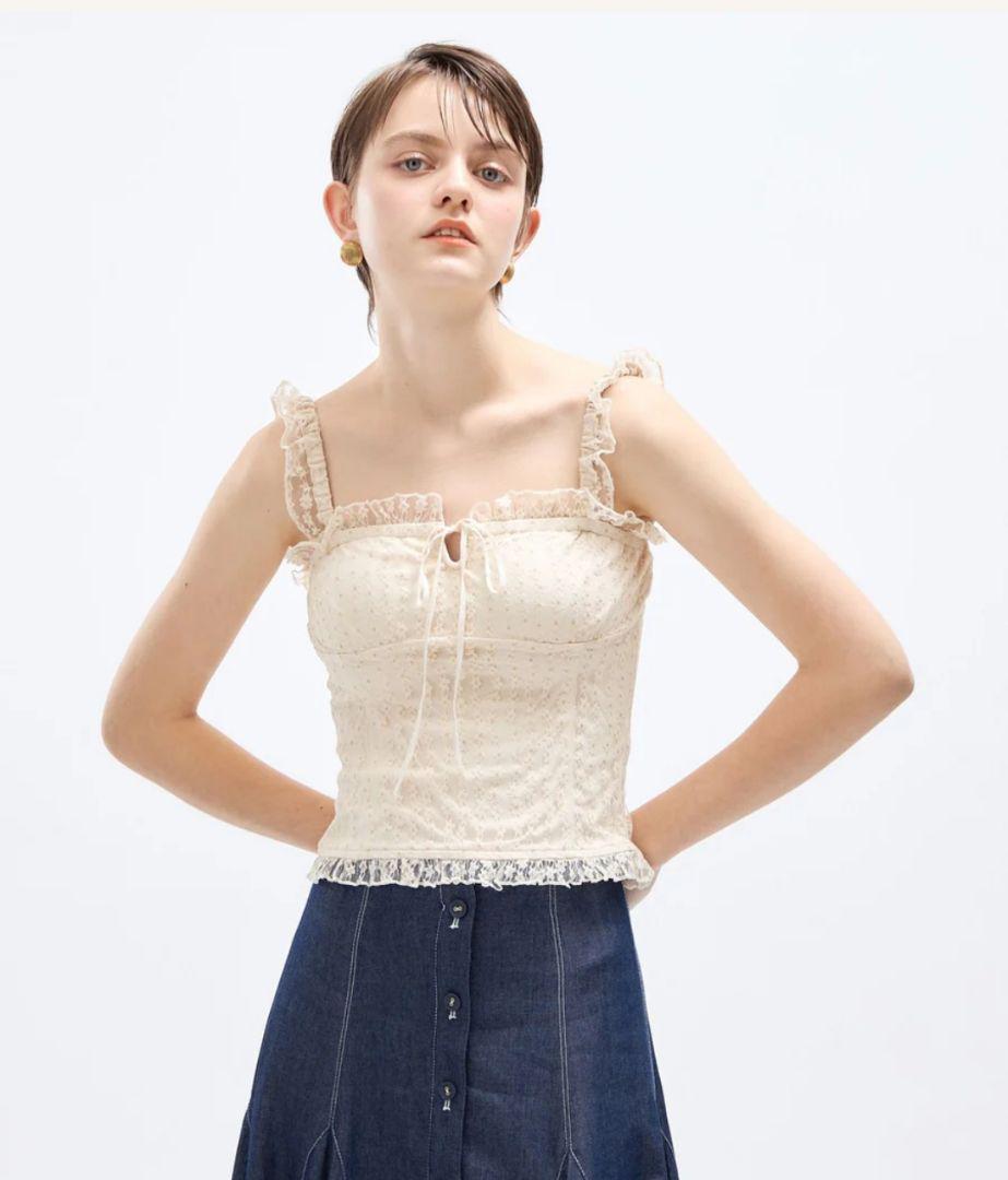 DEICY mecouture ラメフルールレーストップス 新品未使用