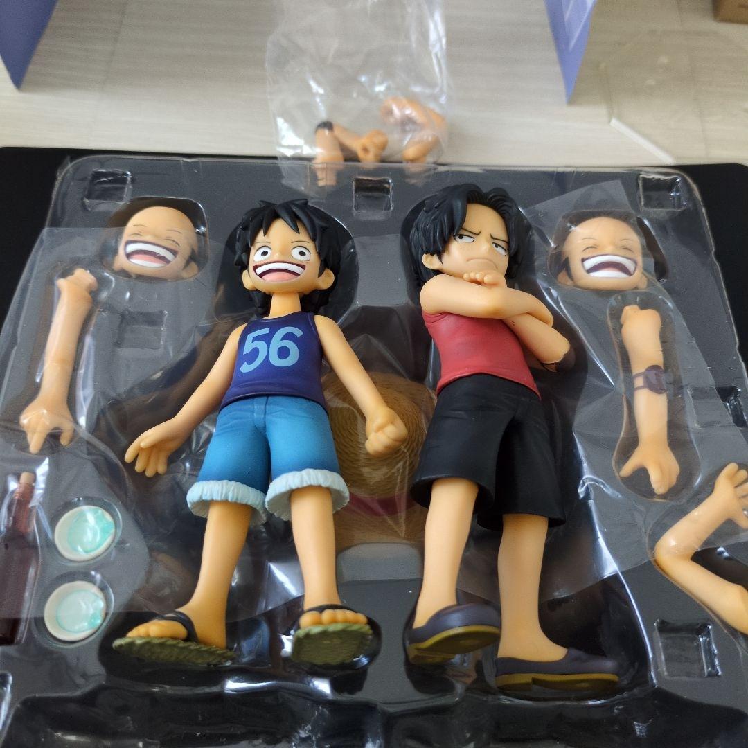 POP ワンピース ルフィ· エース ·サボ フィギュアセット　幼少期