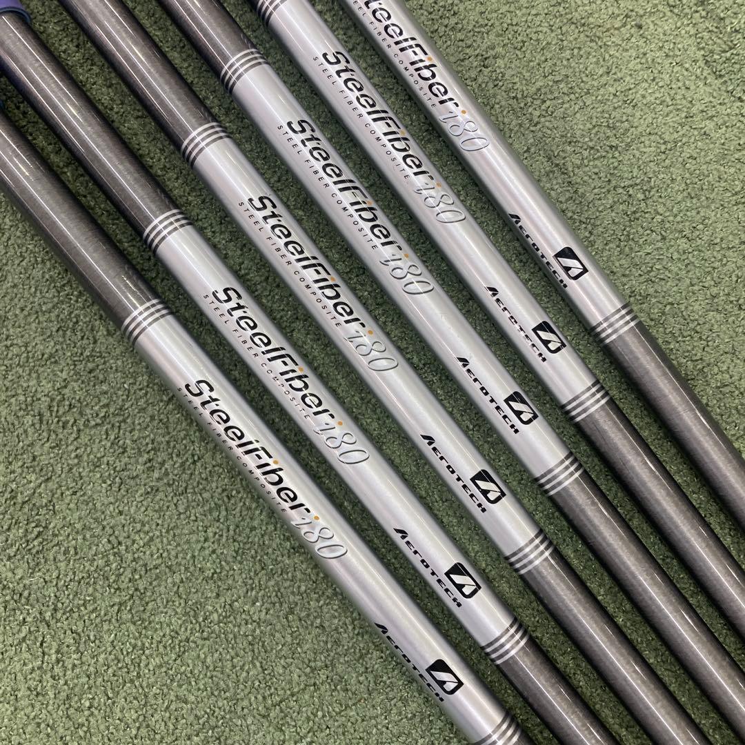 ツルテンパー　スチールファイバーシャフトi80 S ６本セット❗️