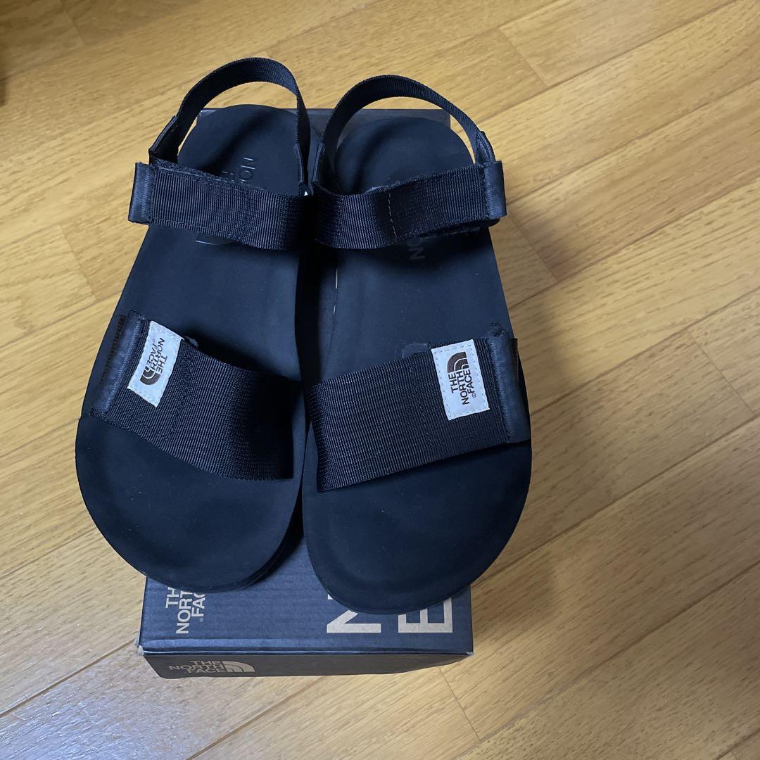 美品　 THE NORTH FACE ブラックスポーツサンダル靴