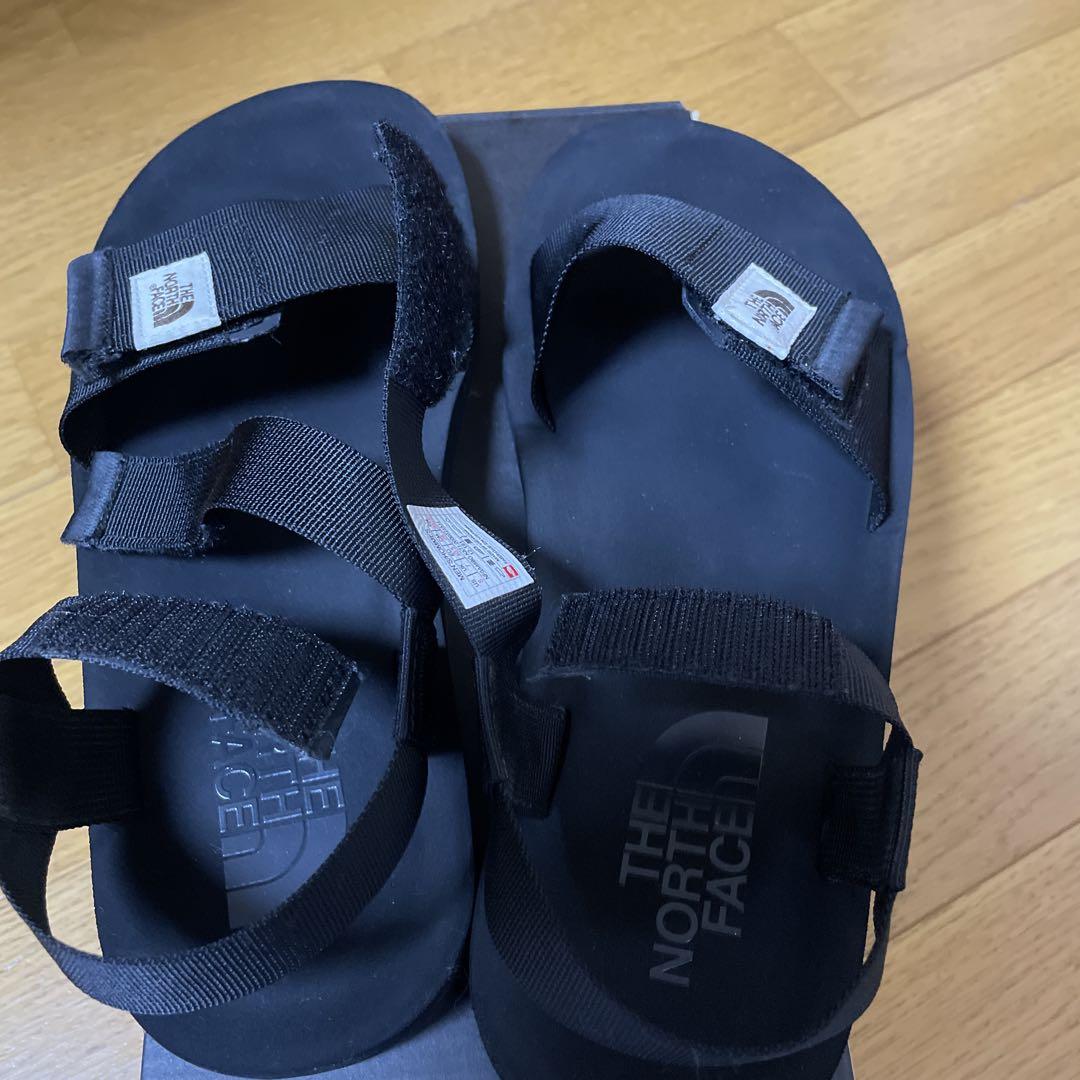 美品　 THE NORTH FACE ブラックスポーツサンダル