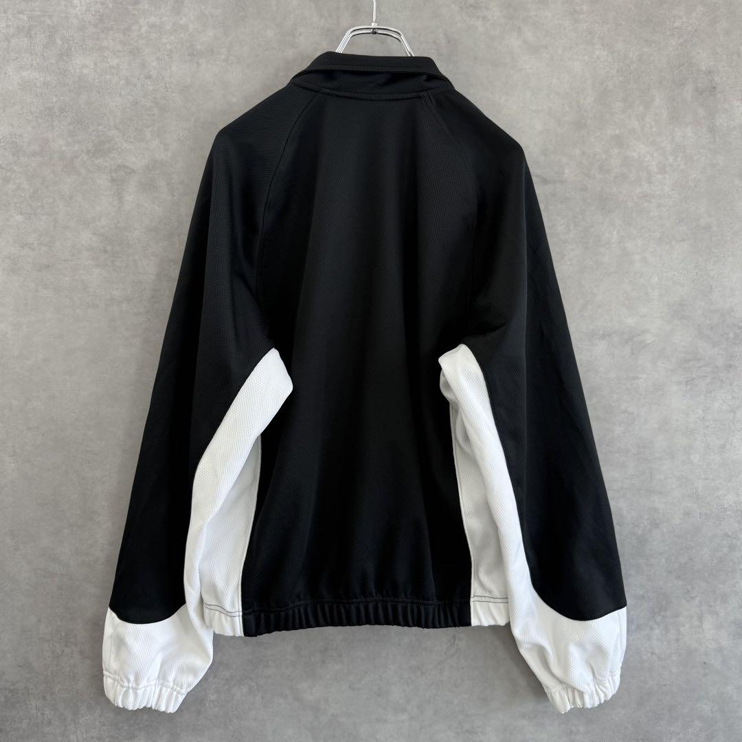 90s OLD NIKE ナイキ トラックジャケット ブラック×ホワイト S