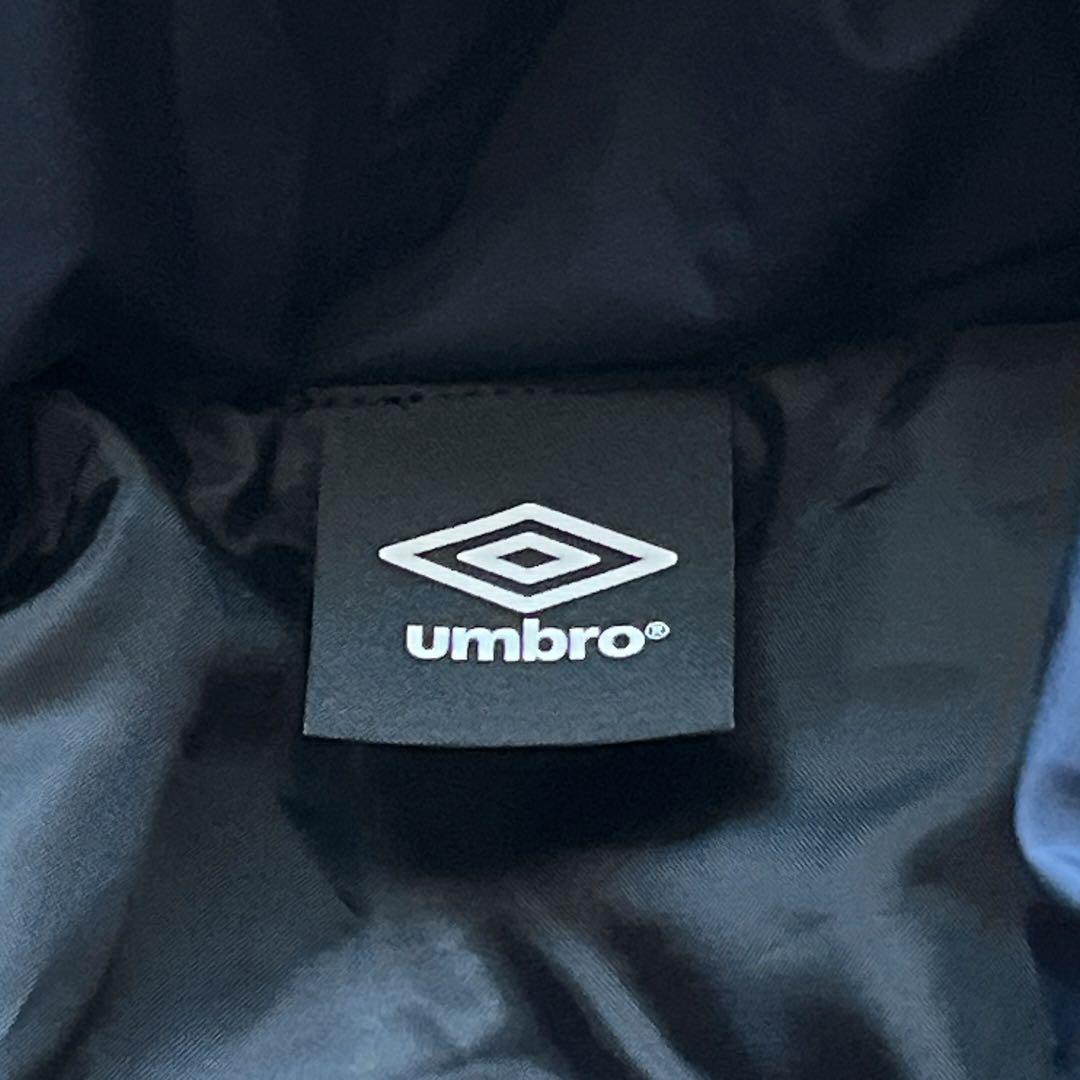 極美品】umbro アンブロ 刺繍ロゴ ロング ダウンコート ベンチ