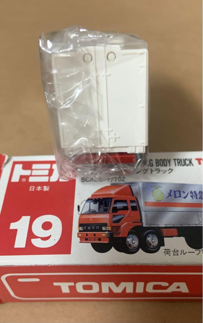 赤箱　トミカ19　三菱ふそう　ウィングトラック　メロン特急　日本製