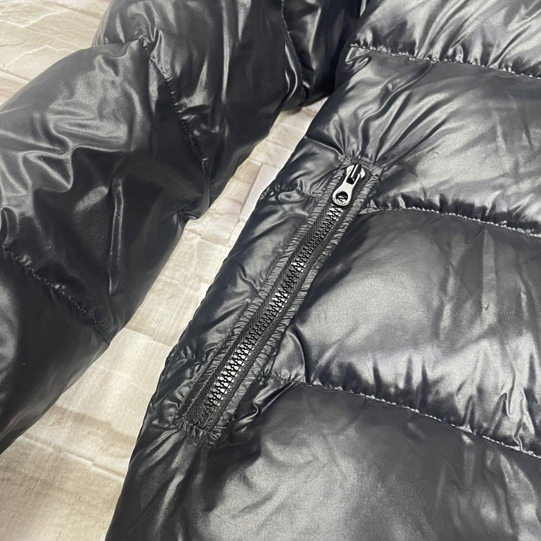 【美品・希少】DUVETICA★ダウンコート　フォックスファー　黒　38　ミドル