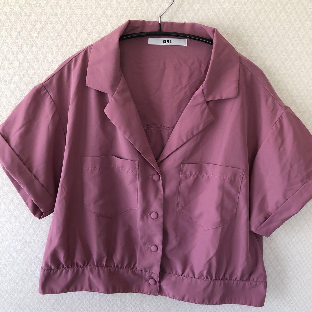 GRL グレイル　トップス　ピンク　Mサイズ　OL