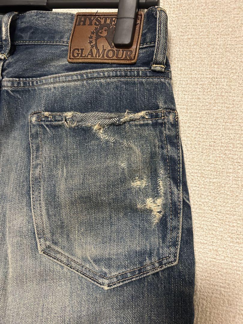 HYSTERIC GLAMOUR 加工デニム　セルビッチ28インチ