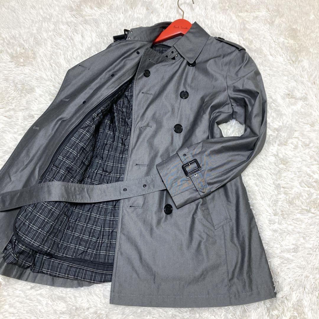 SABO　　　極美品　バーバリーブラックレーベル　トレンチコート　キルティ