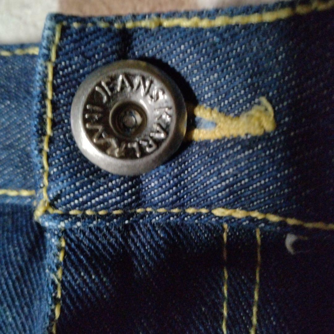 【最短翌日配送】 カールカナイ 刺繍ロゴ デニムパンツXL LL KARL KANI 正規品激安大集合!
