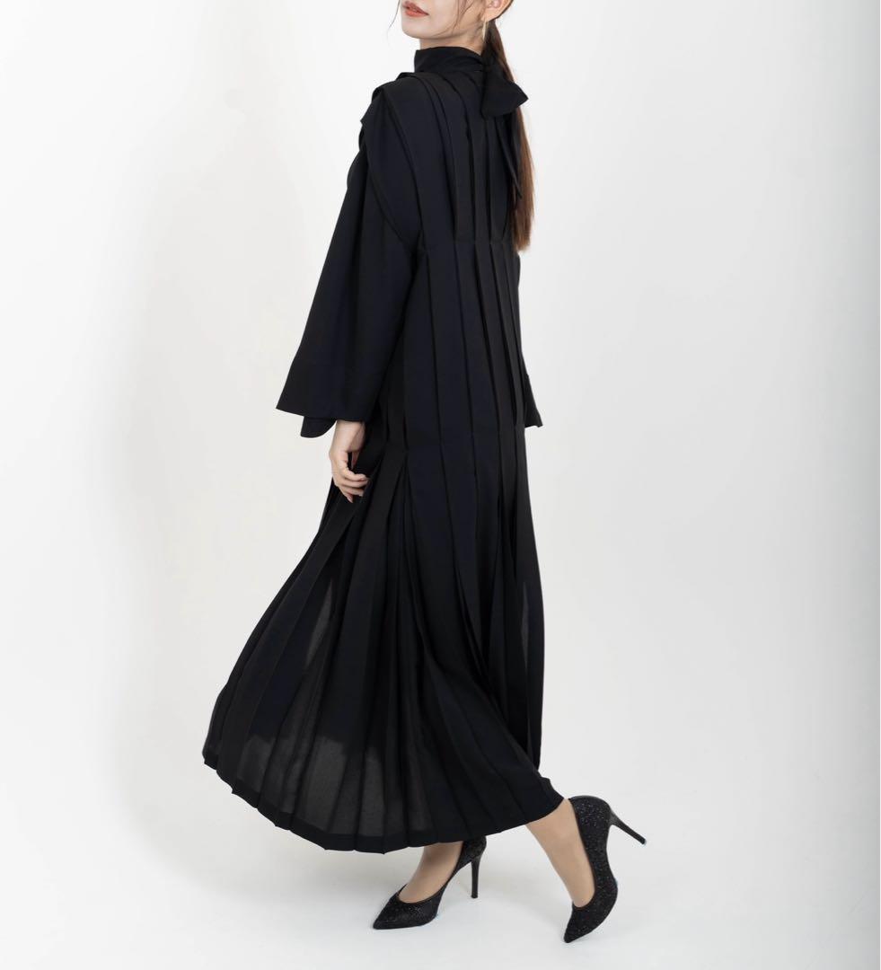 ワンピース WRYHT - HOLLY PLEATED DRESS - BLACK