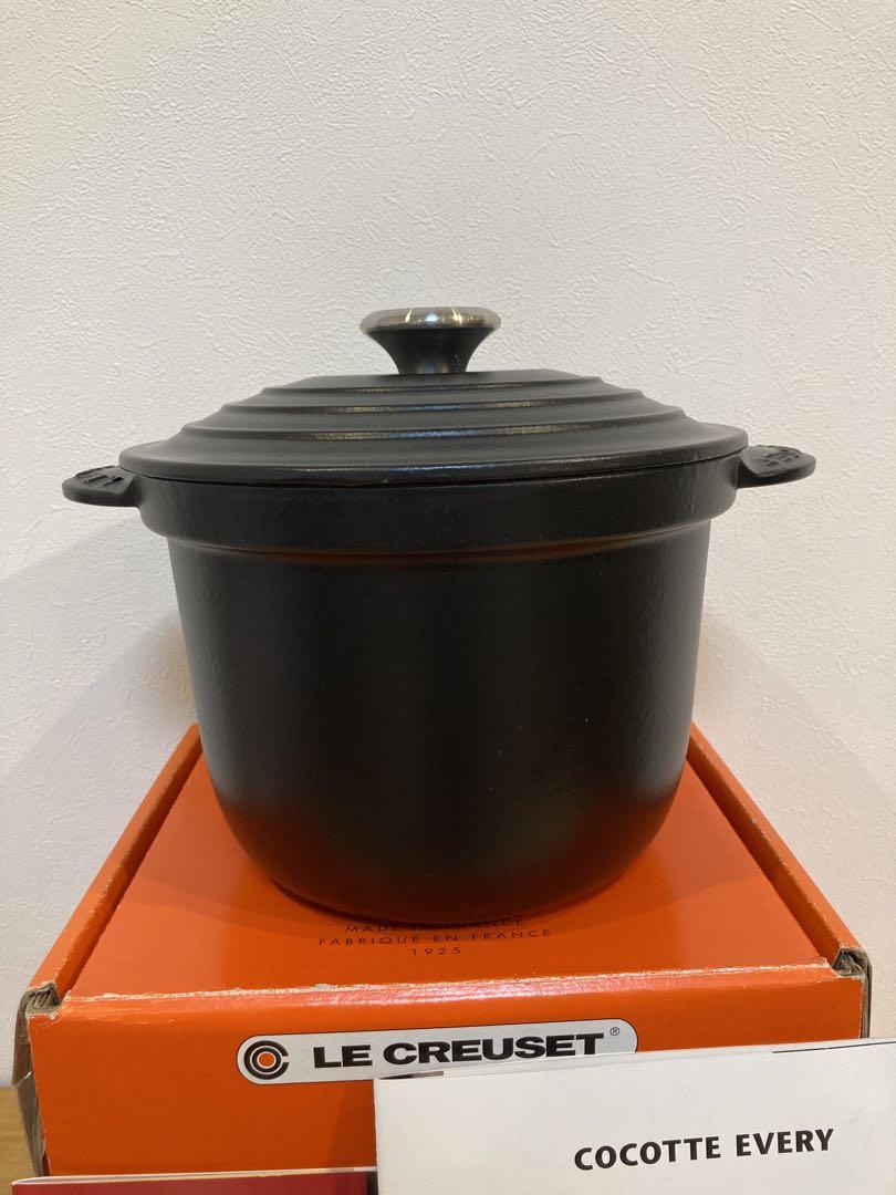 ル・クルーゼ　ココットエブリィ　20 マットブラック　BLACK 炊飯鍋