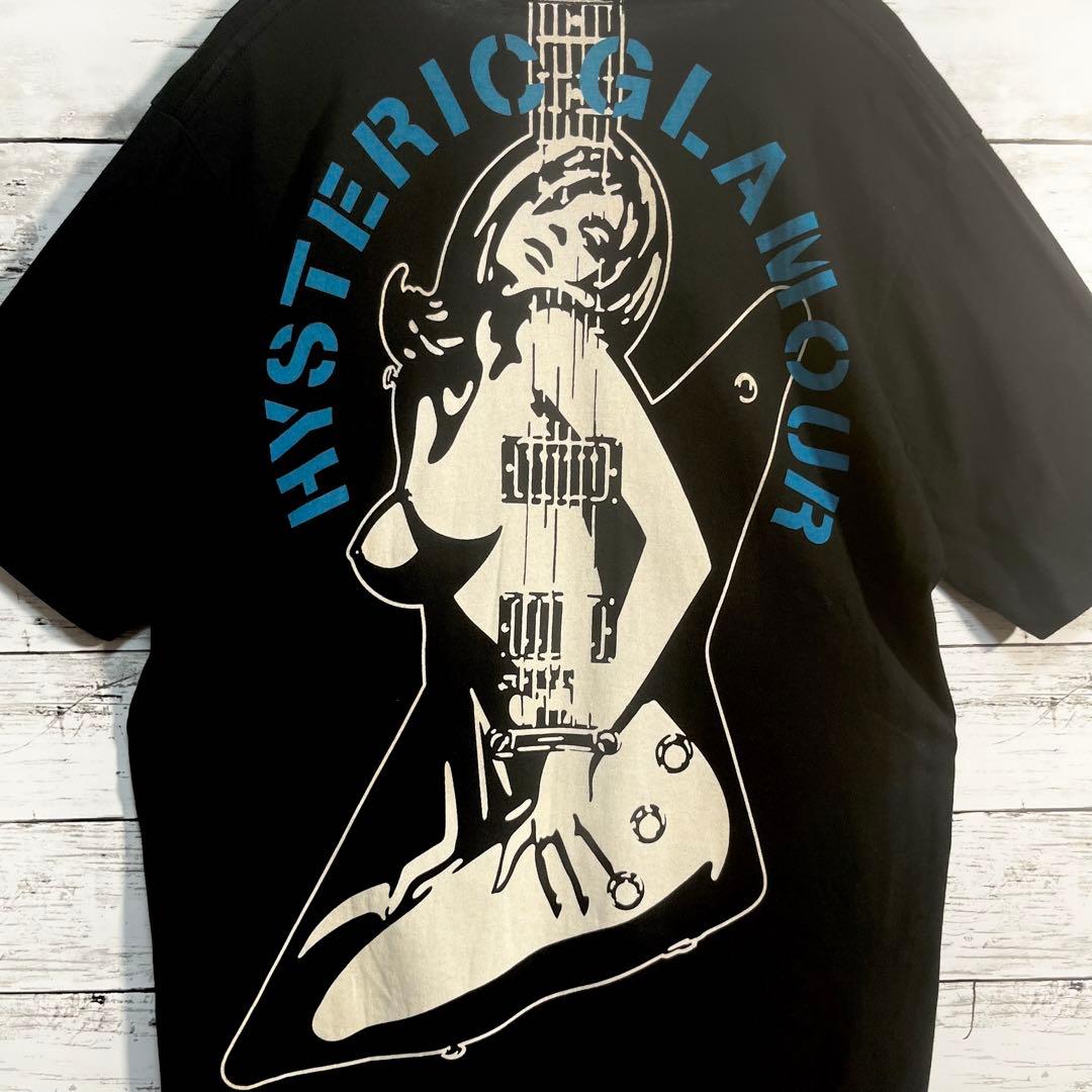 【大人気】ヒステリックグラマー ギターガール Tシャツ M バックプリント 【大人気】ヒステリックグラマー ギターガール Tシャツ M バックプリント