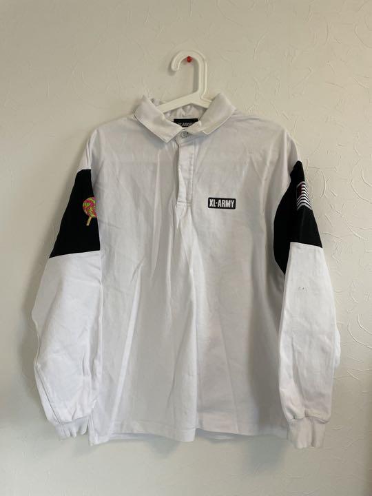 XLARGE ラガーシャツ がーどまん 激レア ガードマン着用 X-LARGE ARMY ラガーシャツ - メルカリ