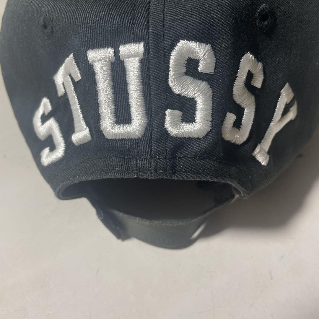 【希少】old stussy 90sキャップ 黒 S刺繍