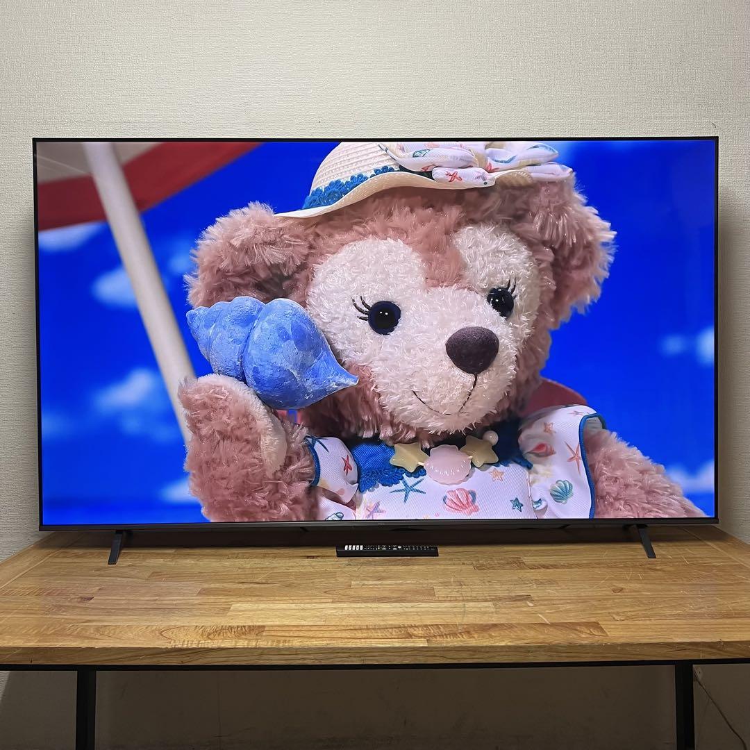 TCL 75V型 4K液晶テレビ 75C645 量子ドット ネット動画アプリ搭載