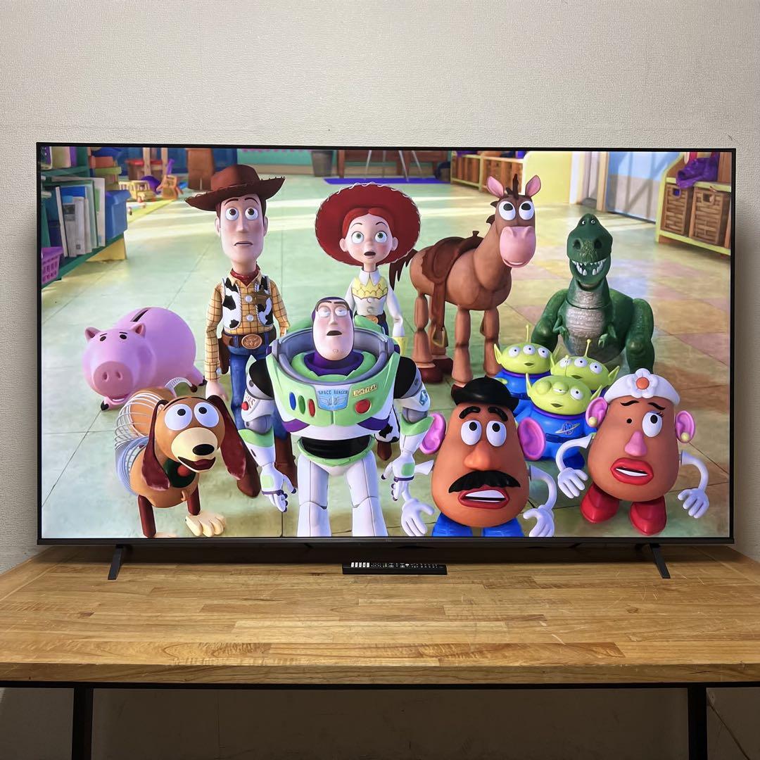 TCL 75V型 4K液晶テレビ 75C645 量子ドット ネット動画アプリ搭載