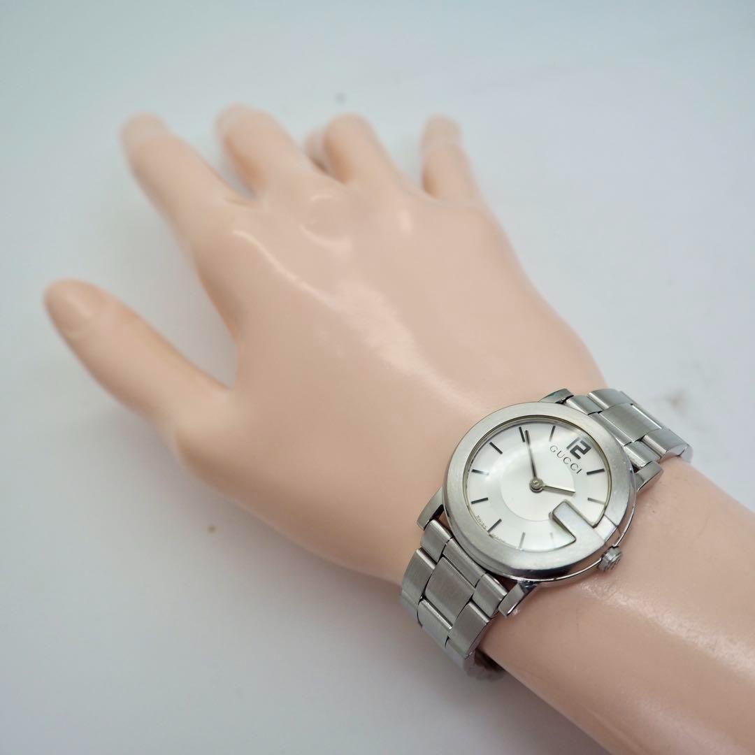 694 GUCCI 時計　101L Gタイムレス レディース Gロゴ　ホワイト 694 GUCCI 時計 101L Gタイムレス レディース Gロゴ ホワイト