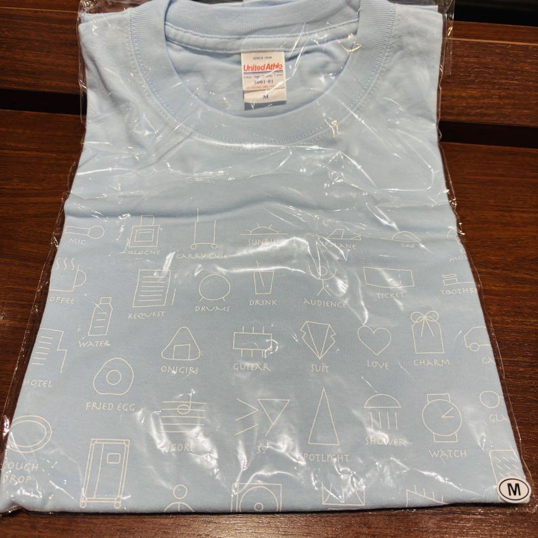 徳永英明tシャツ Ⓜ️サイズ ALLREQVEST tour 新品　ライトブルー