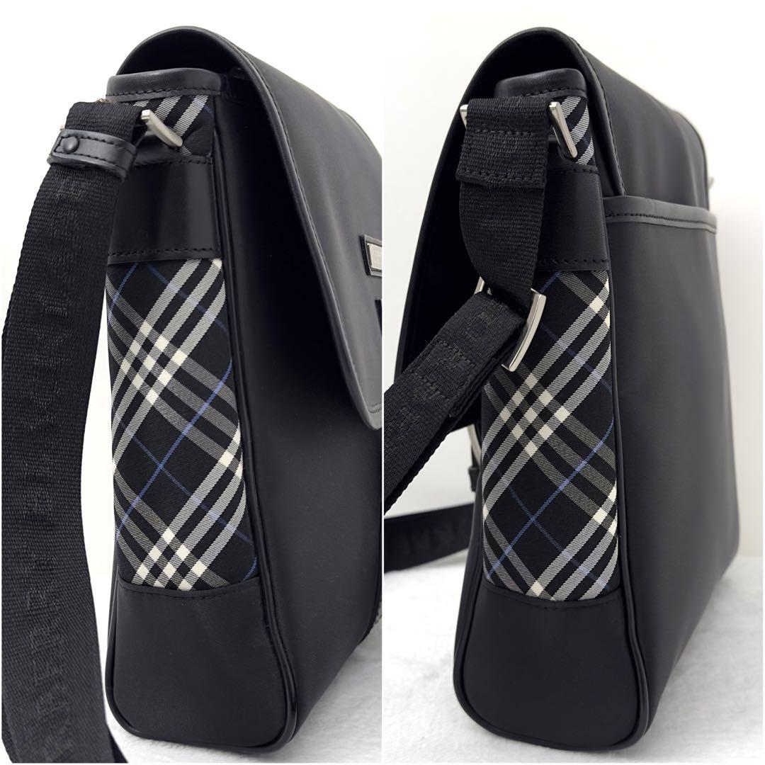 ⚡️【美品】BURBERRY ブラック ショルダーバッグ - メルカリ