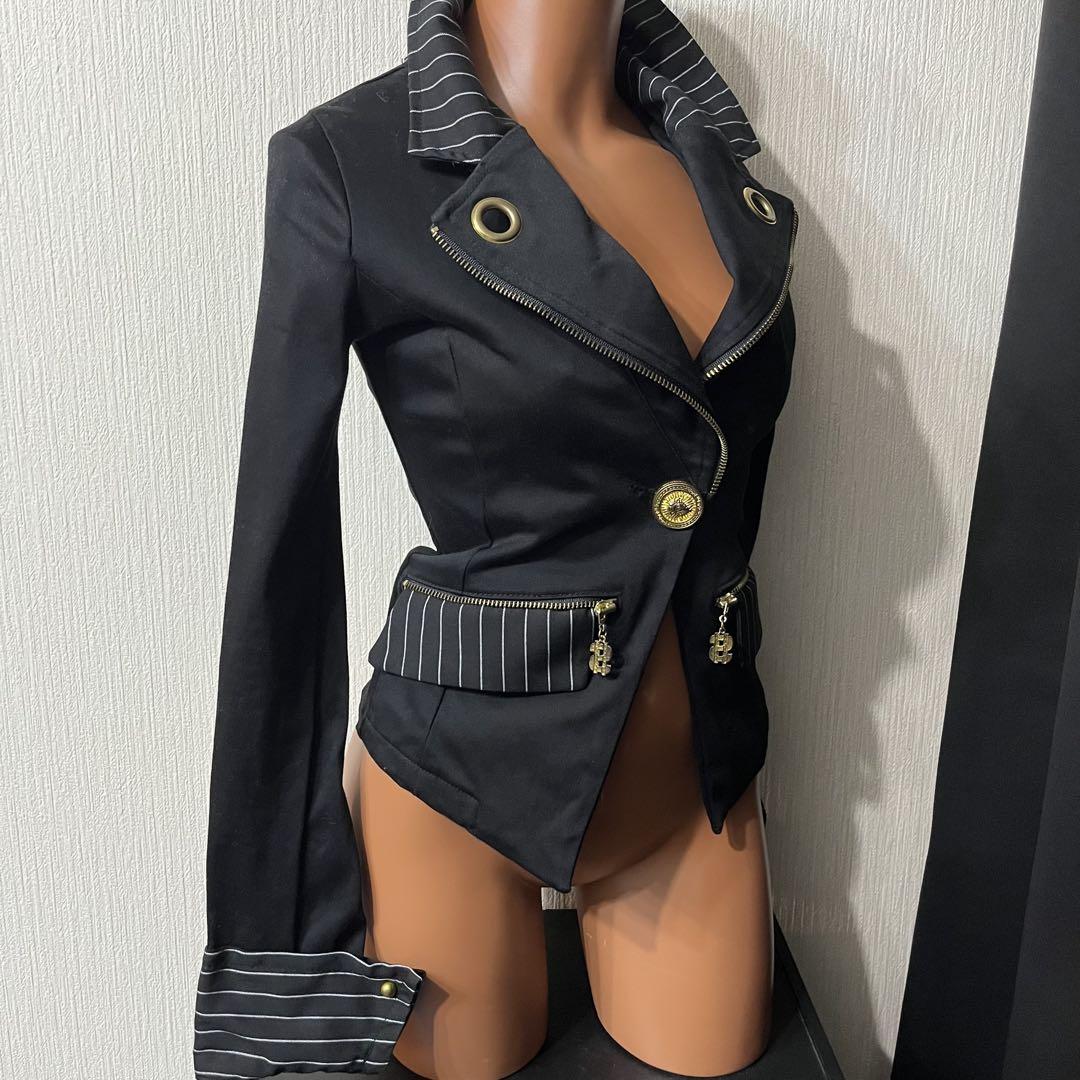 【希少】【美品】d.i.a. 背中チェーンスピンドルジャケット